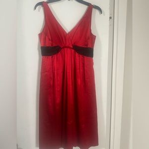 ❤️ $10 Flash Sale Jones New York Red Silky Slip Dress